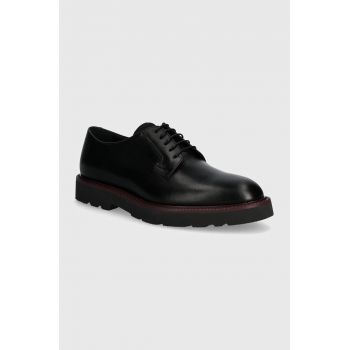 Paul Smith pantofi de piele barbati, culoarea negru, M1S-RAS24-NPAR