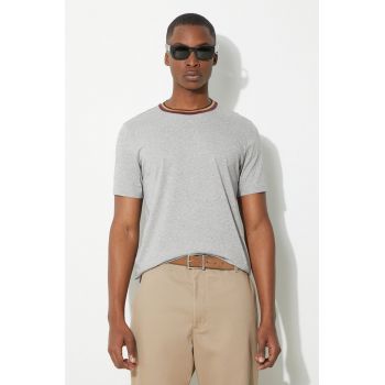 Paul Smith tricou din bumbac barbati, culoarea gri, neted, M1R-697PS-H00084