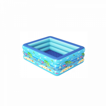 Piscina gonflabila cu podea gonflabila, dreptunghiulara 180 x 135 x 55 cm