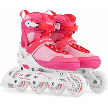 Role copii BlackWheels Playful Roz, reglabile marime 36-39