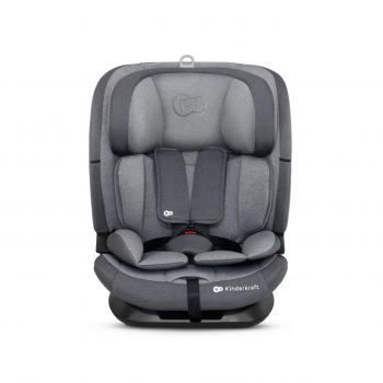 Scaun Auto I-Size, 76-150 Cm, Kinderkraft Oneto 3, Isofix, Cool Grey