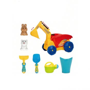 Set Jucarie Excavator cu Accesorii pentru Nisip, 3+ ani