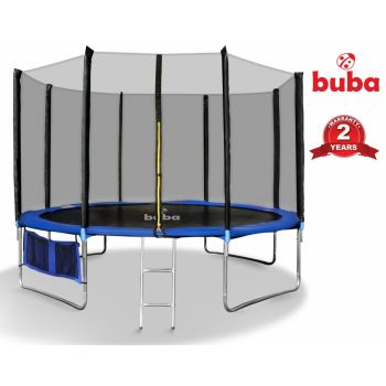 Trambulina Buba 14FT cu plasa de protectie si scara diametru 427 cm