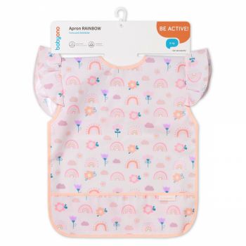 Baveta impermeabila Babyono Curcubeu 164203