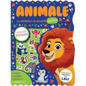 Carte Abtibilduri pufoase Animale