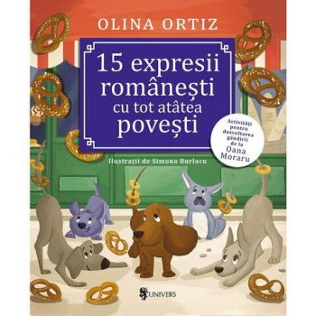 Carte De Povesti 15 Expresii Romanesti Cu Tot Atatea Povesti 5-10ani 80 Pagini