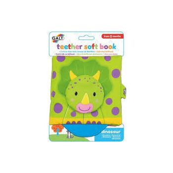 Jucarie Educativa Carticica Moale Dinozaur Multicolor