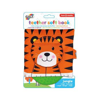 Jucarie Educativa Carticica Moale Jungle Multicolor