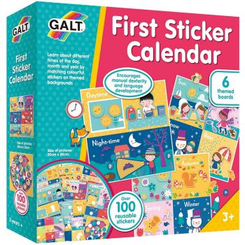 Jucarie Educativa Primul meu calendar cu abtibilduri