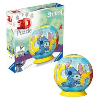 Ravensburger - Puzzle 3D bila Disney Stitch 72 piese