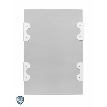 Saltea de infasat Sensillo 70x50 cm cu intaritura,accesorii montaj pe patut,margine de protectie antirasturnare,suprafata impermeabila si taliometru Clouds Grey