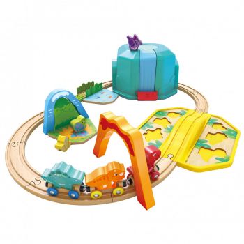 Set Tren si dinozauri
