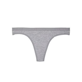Stretch cotton thong panty m