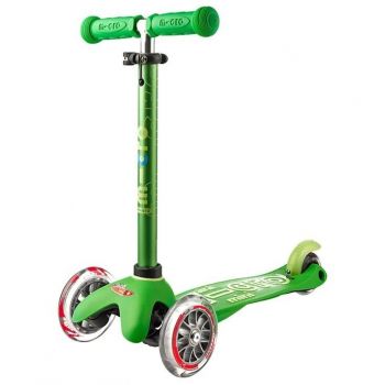 Trotineta Copii 3-In-1 Deluxe 3 Roti Varsta 1-5ani Verde