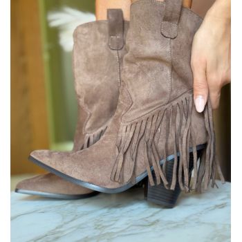 Botine dama Theri Khaki