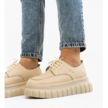 Pantofi Casual Loprem Bej