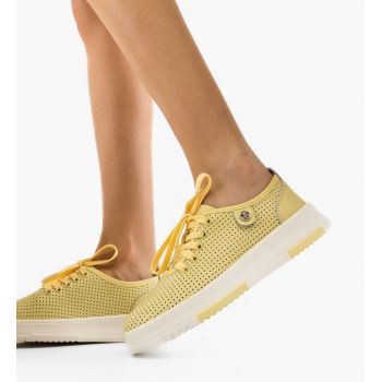 Pantofi Casual Ygrysha Galbeni