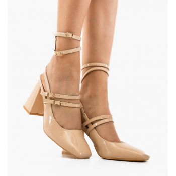 Pantofi dama Jorja Bej
