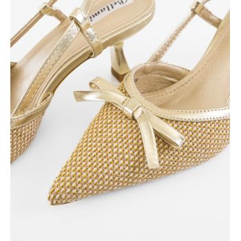Pantofi dama Quinn Aurii