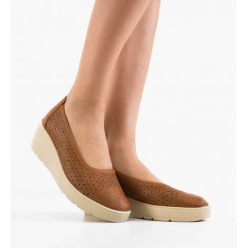 Platforme dama Kamiz Camel
