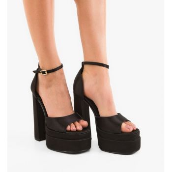 Sandale cu toc Haynes Negre