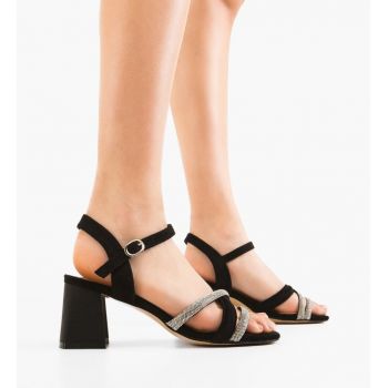 Sandale dama Frizbi Negre