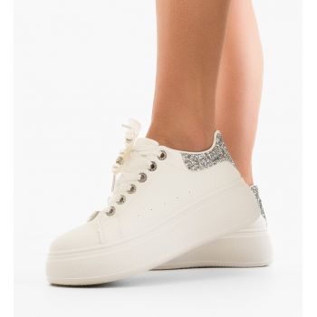 Sneakers dama Zach Argintii