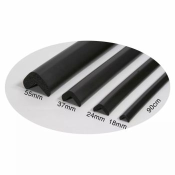 Banda protectie mobilier pentru copii Car Boy Safety Negru 90 cm din spuma 24x900x22x6 cm