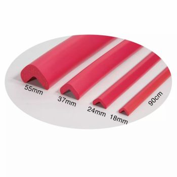Banda protectie mobilier pentru copii Car Boy Safety Rosu 90 cm din spuma 18x900x15x4 cm