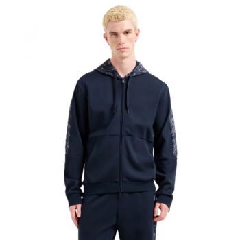 Bluza cu fermoar EA7 M HOODIE FZ MONOGRAM PRINTED