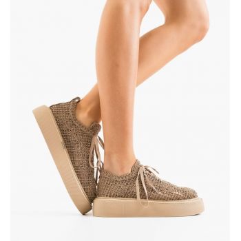 Pantofi Casual Ystory Khaki 2