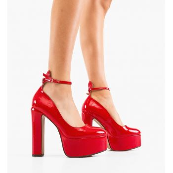 Pantofi dama Azhaah Rosii