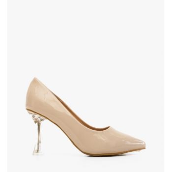 Pantofi stiletto Bakma Bej