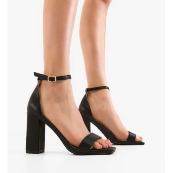 Sandale cu toc Elodie Negre