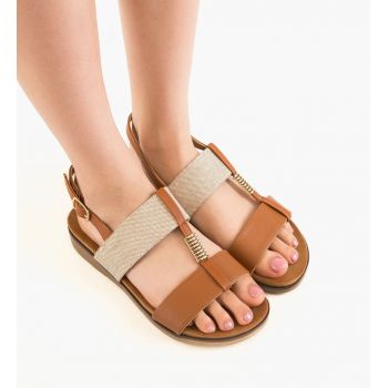 Sandale dama Gret Camel de firma originale
