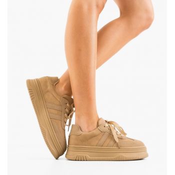Sneakers dama Carlas Bej
