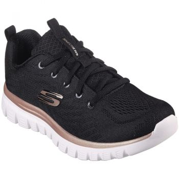 Adidasi Pantofi sport femei Skechers Get Connected 12615-BKGD