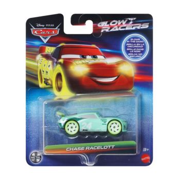 Disney Cars Glow Racers Chase Racelott Vehicle (hym84)