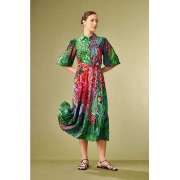 Medicine rochie maxi, evazati