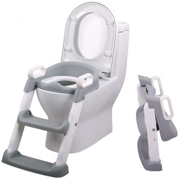 Reductor toaleta cu scara Chipolino Skippy grey