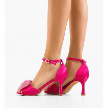 Sandale cu toc Ugrag Fuchsia