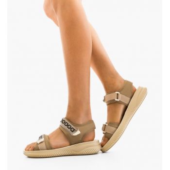 Sandale dama Berhy Khaki