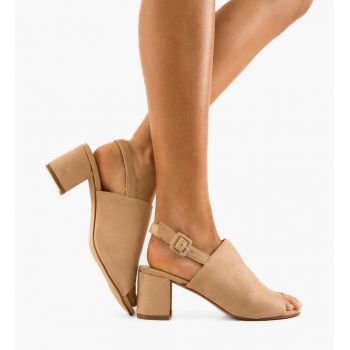 Sandale dama Wannin Khaki ieftine
