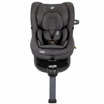 Scaun auto pentru copii Joie i-Spin 360 Thunder, 40-105 cm, testat ADAC si certificat R129, rotativ, spatar reglabil, tetiera ajustabila, baza cu picior de sustinere, SPS