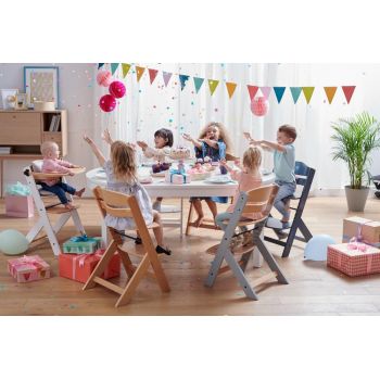 Scaun de masa 3 in 1 Kinderkraft Enock woodengrey
