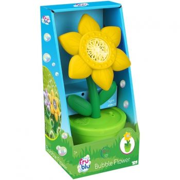 Set baloane de sapun Fru Blu - Bubble Flower, cu solutie baloane 2 x 40 ml