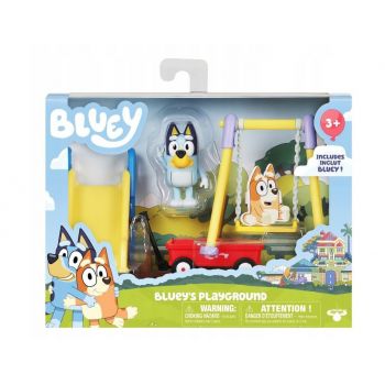 Set de joaca Bluey - Locul de joaca al lui Bluey, cu figurina inclusa