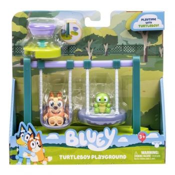 Set de joaca Bluey - Turtleboy Playground, cu 2 figurine