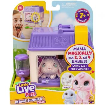 Set de joaca interactiv Little Live Pets - Mama Surprise Bunnies, seria 2