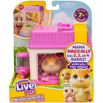 Set de joaca interactiv Little Live Pets - Mama Surprise Hamsters, seria 2